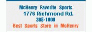 McHenry Favorite Sports